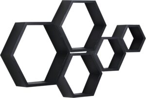 PHOENANCEE Hexagon Floating Shelves...