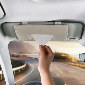 Showay Car Visor Tissue Holder, Lea...