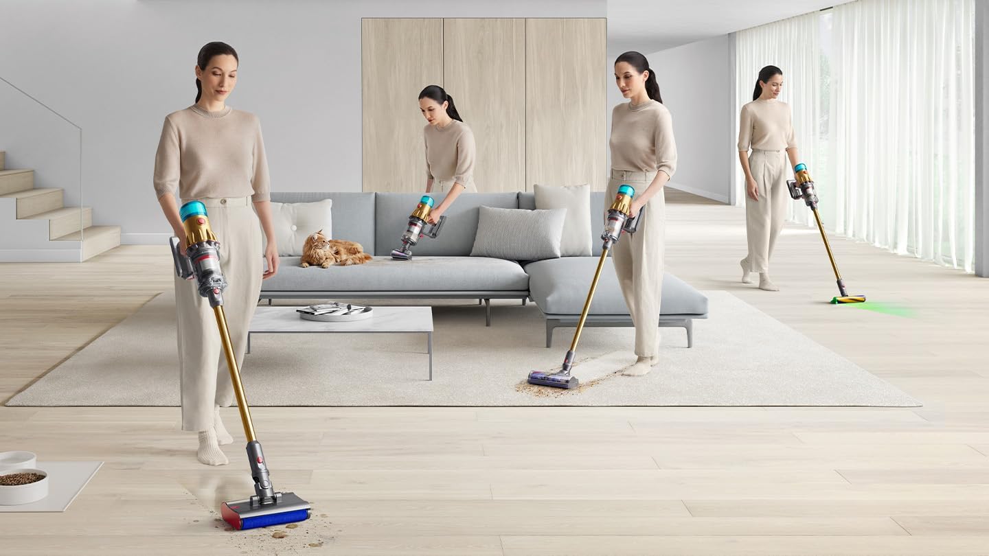 Dyson V12S Detect Slim Submarine Complete Wet & Dry Cordless Vacuum Cleaner (Gold) | 2 years Dyson warranty - UAE version - Image 6