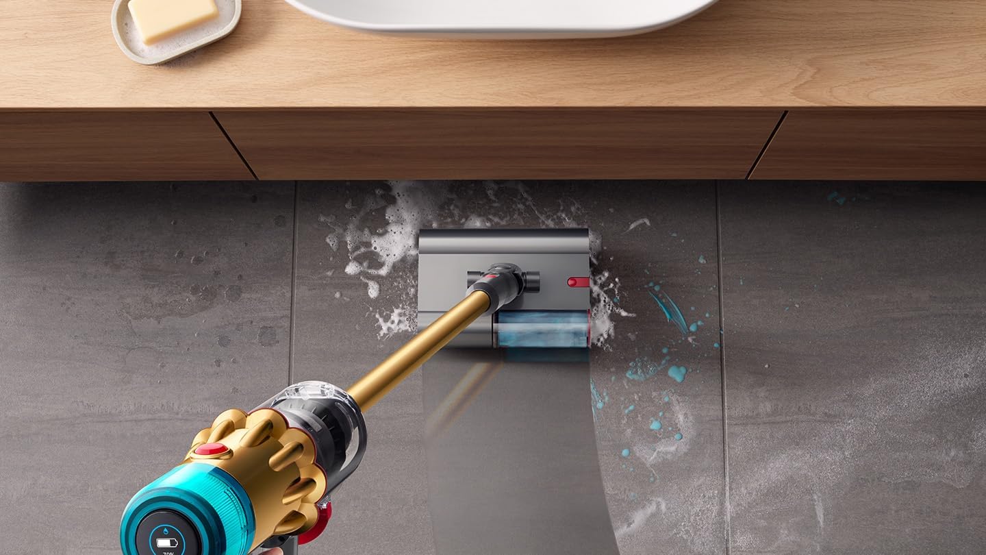 Dyson V12S Detect Slim Submarine Complete Wet & Dry Cordless Vacuum Cleaner (Gold) | 2 years Dyson warranty - UAE version - Image 3