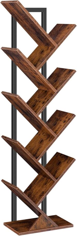 HOOBRO Floor Tree Bookcase for Livi...