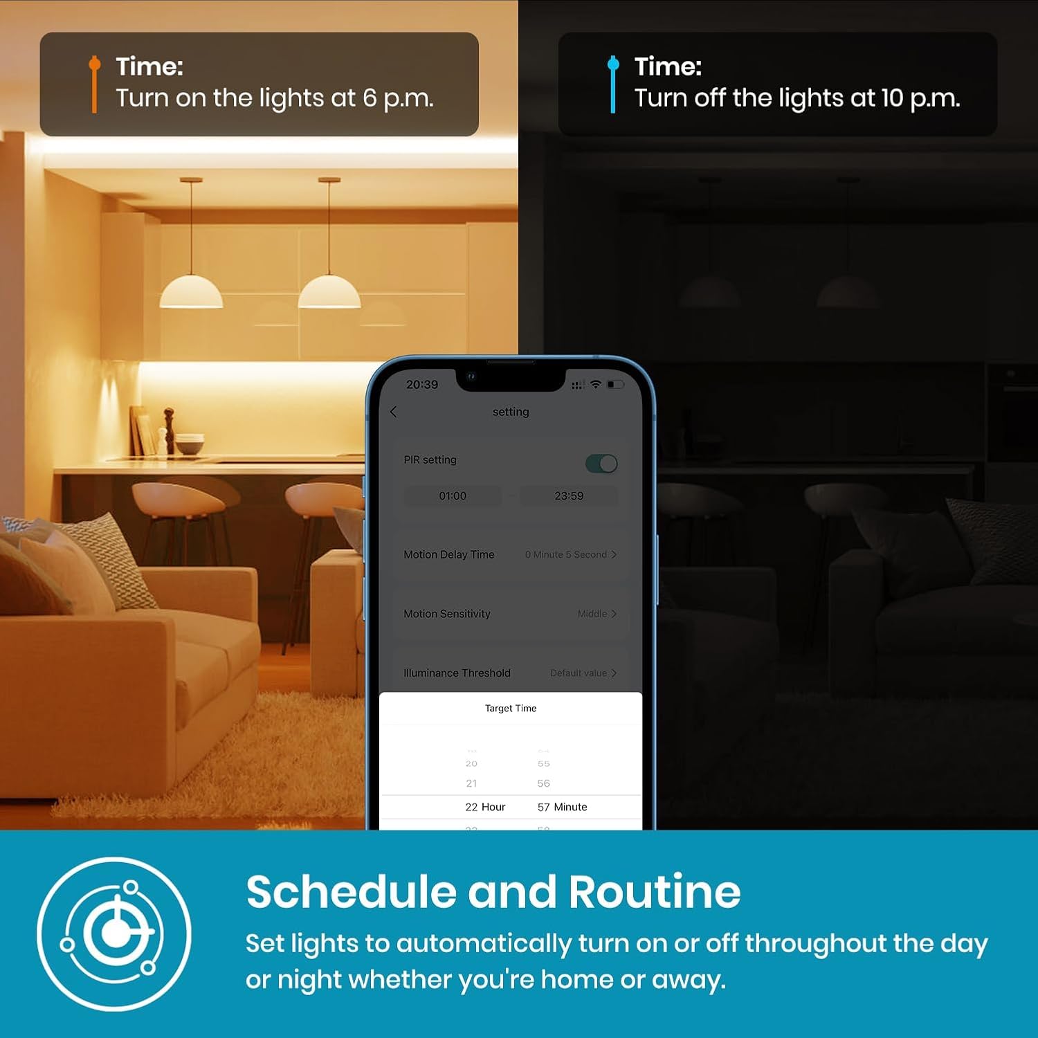 Matter Smart Light Switch, Smart WiFi Light Switches Compatible with Apple Home/Google Home/Alexa/Siri,2.4G Only, Neutral Wire Needed (1 Gang, Black) - Image 6