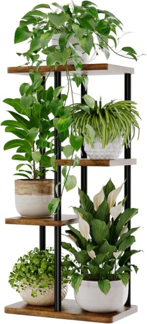 Bamworld Plant Stand Indoor, Corner...