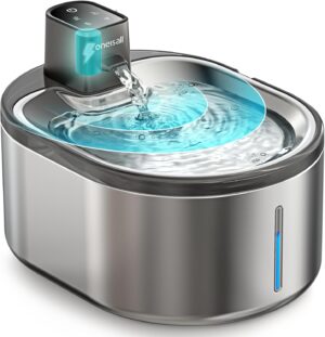 Oneisall Battery-Operated Cat Water...