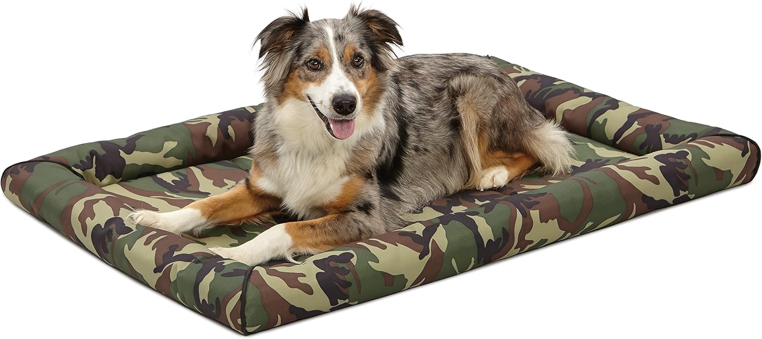 MidWest Homes for Pets Maxx Dog Bed for Metal Dog Crates, 42-Inch, Camouflage