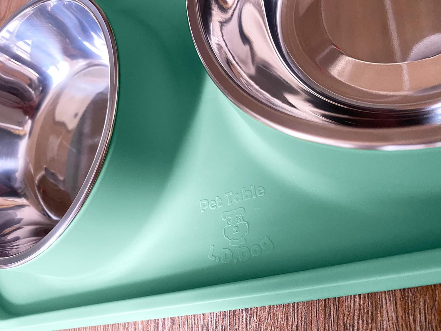 Cat Food Bowls, Bowls Non-Skid and Non-Spill Silicone Mats with Stand, Removable Stainless Steel Water Dishes for Cats, Small Size Dogs - Image 8