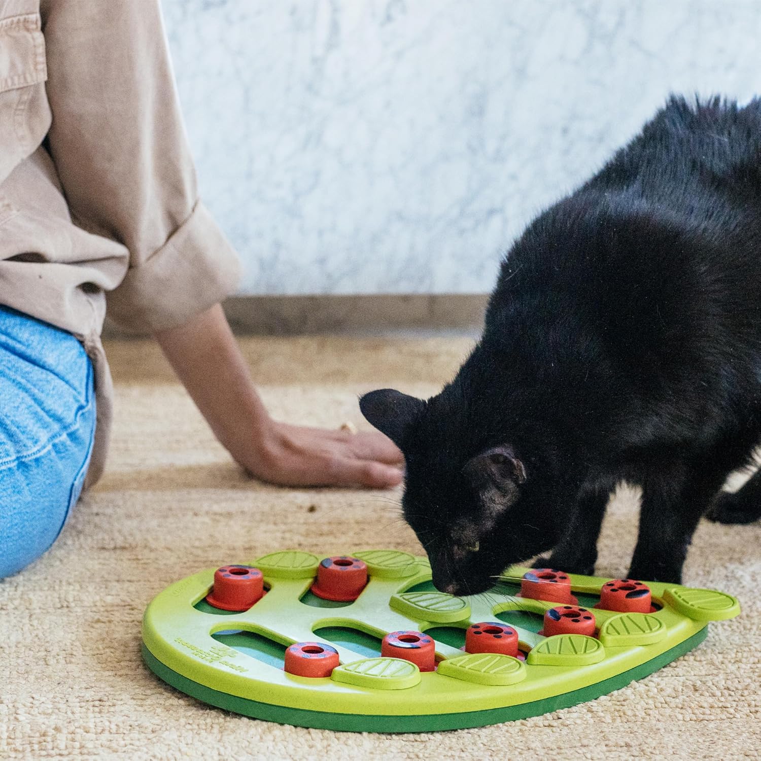 Petstages Nina Ottosson by Buggin' Out Puzzle & Play - Interactive Cat Treat Puzzle - Image 8