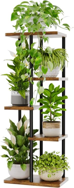 Bamworld Corner Plant Stand Indoor,...