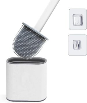 McMola Silicone Toilet Brush and Ho...