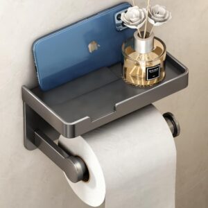 Toilet Paper Holder with Phone Shel...