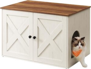 Feandrea Cat Litter Box Enclosure, ...