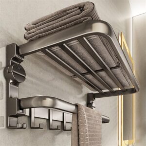 TERRIFI Suction Cup Towel Shelf for...