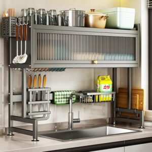 Hdrriozu Over the Sink Dish Drainer...