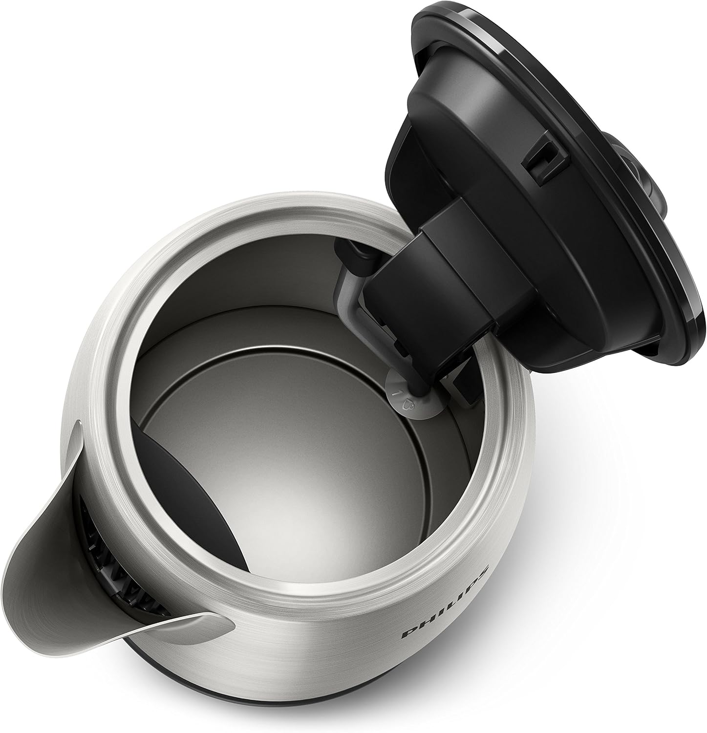 Philips, New Daily Metal Kettle, 1.7 Liters Capacity, 2200 Watts, Silver/Black, HD9350/92 - Image 4