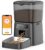 oneisall 3.5L Automatic Cat Feeder with WiFi App Control, Smart Pet Food Dispenser with Timer, Stainless Steel Bowl, Portion Control for Cats & Small Dogs Indoor (Black)