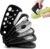 6 PCS Knife Set, Kitchen Gadget set, Chef Gadget, Stainless Steel, Sharp, Portable, 6 in 1, Including Grater, Pizza cutter, Can Opener, Peeler, Vegetable Shaver, Herb Slicer(Black)