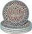 4PCS Mandala Coasters for Drinks, Ceramic Coasters Set Absorbent Coasters Stone Coasters Marble Art Coasters Cork Base Coasters Home Decor Coasters Mandala Table Coasters for Home Decor