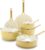 GreenPan Reserve Hard Anodized Healthy Ceramic Nonstick 10 Piece Cookware Pots and Pans Set, Gold Handle, PFAS-Free, Dishwasher Safe, Oven Safe, Sunrise Yellow