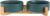 HCHLQLZ Green Pet Bowls for Dogs and Cats Ceramic Bamboo Holder Dishwasher-Safe and Easy to Clean (2 Bowls)