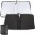 RESCIEN Car Windshield Sunshade 142*70cm Upgraded Thickened material Car Front Window High magnification sun protection To Keep Your Vehicle Cool with Storage bag Blocks UV Ray For Most Cars SUV MPV