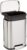 Amazon Basics Smudge Resistant Rectangular Trash Can With Soft-Close Foot Pedal, Brushed Stainless Steel, for Bathroom & small space, 5 L /1.32 Gal, Satin Nickel Finish, 7.3×8.5 x11.8 in (LxWxH)