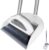 Broom And Dustpan Set, Uoexziyi Standing Air Broom With Anti-Slip Long Handle & Dustpan Combo Set, Dust Pan And Brush For Home Kitchen Room Floor Cleaning Cleaning Supplies (Light Gray)
