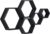 PHOENANCEE Hexagon Floating Shelves, Wooden Wall Mounted Hexagonal Shelf Set of 5,Solid Wood Decorative Hanging Shelf for Bedoom, Living Room, Office, Home Decor(Rustic Black)