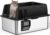 ORCHID M® Stainless Steel Cat Litter Box with Lid, Large Litter Box for Big Cats Half-Enclosed Metal Litter Box with Hood and Scoop, Easy to Clean, Non-Sticky, Anti-Leakage （60 * 40 * 22）(Black)