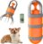 BIGTHREE Portable Pet Waste Collector, Portable Dog Popper Scooper, No Touch Pet Waste Cleaner, with 15 Cleaning Bags, Suitable for Taking Pets Out and Using When Walking the Dog to Maintain Hygiene.