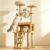 Cat Tree Tower Indoor – Modern Activity Center With Scratching Post, Standing House Condo, Fun Toys for Kittens, Pet Playhouse (147CM) (147CM)