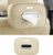 Car Tissue Box Holder with Adjustable Strap Compatible with BYD Leopard 5/8 Accessories, Electroplated Opening, Premium Leather Napkin Storage Box (Yellow)