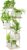 Bamworld Corner Plant Stand Indoor, Tall Metal Plant Shelf for Multiple Plants, 5 Tier Flower Stand for Patio Garden Balcony Living Room Bedroom(White)