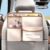 TERRIFI Backseat Organizer, Hanging Storage Bag, Travel Accessories, PU Leather, Compatible With Most Vehicles, Inner Car Accessories
