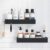 Kitsure X-Large Shower Caddy – 2 Pack Adhesive Organizer, Drill-Free Shelves For Inside Shower, Rustproof Stainless Steel Rack Bathroom, Black