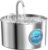 Cat Water Fountain,Stainless Steel Pet Fountain with Water Level Window 3.2L Large Capacity, Cat Drinking Fountain Indoor
