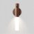Motion Sensor Night Light, Smart LED Light, Sensing Distance 4M, Hand-held Portable, Stick Anywhere for Bedroom, Stairway, Children Room and More,High Grade Solid Wood Glass Material (Walnut Wood)