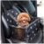 Nyganmelloz Pet Dog Car Booster Seat Travel Carrier Cage Portable Folding Carrier with Seat Belt Oxford Breathable Folding Soft Washable Travel Bags for Dog Cats or Other Small Pet