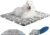 KROSER 24″/30″/36″/42″/48″/54″ Dog Bed Reversible Mat (Warm & Cool) Stylish Pet Mat Pad High Density Foam Machine Washable Pet Bed for Dogs