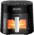 BLACK+DECKER 8-in-1 Digital Air Fryer with Window, 7.2L Large Capacity, 1800W, Rapid Air Technology, LED Touch Display, Dehydrate Function, Dishwasher Safe Basket, Cool-Touch Handle – AF7210-B5