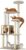 Feandrea WoodyWonders Cat Tree, 65-Inch Modern Cat Tower for Indoor Cats, Multi-Level Cat Condo with 5 Scratching Posts, Perch, Washable Removable Cushions, Cat Furniture, Greige UPCT166G01