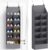 Lifewit Over the Door Shoe Organizers, 1 Pack Hanging Shoe Rack with 11 Pockets, 5 Layers Shoe Holder for Closet Door Storage Includes Boots, Toys, Water Bottles, Daily Necessities, Grey