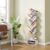 Hoctieon 9 Tier Tree Bookshelf, Tall Bookcase with Drawer, Wood Book Shelf, Modern Floor Standing Bookshelves, Book Organizer Shelves for Bedroom, Living Room, Home Office, White