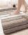 DEXI Bathroom Mat 50 x 80 cm, Non-Slip Washable Floor Mats, Soft Absorbent Bath Mat, Quick Dry Shower Rug Carpet for Sink, Tub, Bathroom Accessories, Brown